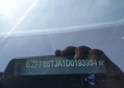 2013 Ferrari California from USA, damaged, VIN ZFF65TJA1D0193934